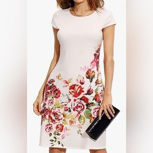 Beautiful Floral Pencil Dress 🌸